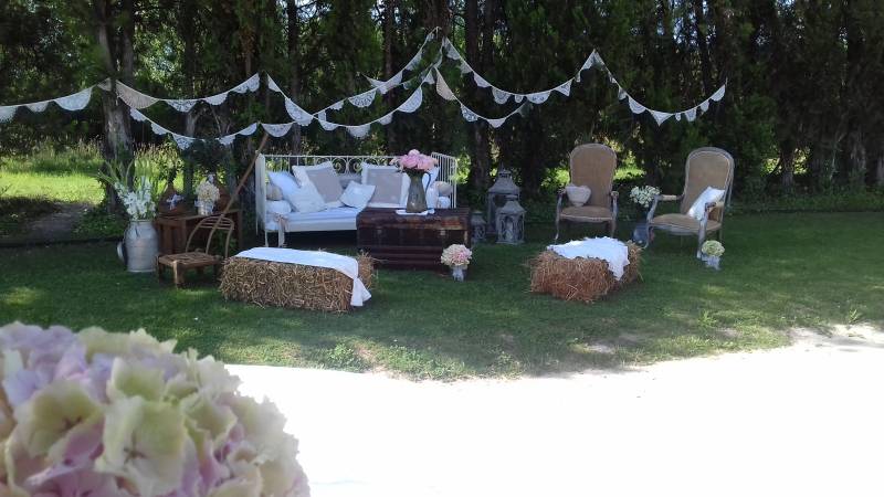 décoration champêtre près d'arles 13200 bdr pour evenement privé