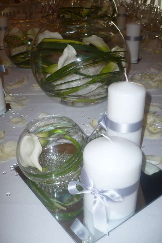 décoration florale au Mas de Jonquerolles