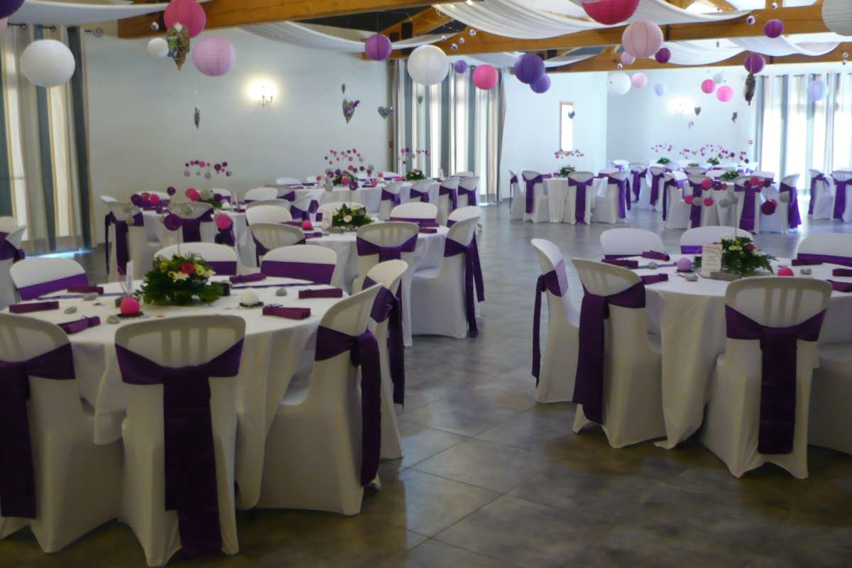 décoration de salle pour un mariage à Saint Rémy de Provence